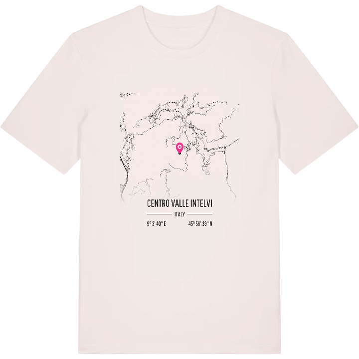Centro Valle Intelvi karta t-shirt – t-shirt från PinShirt