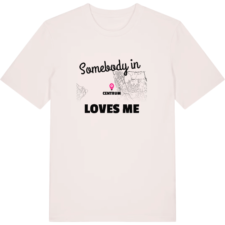 Någon i Centrum älskar mig t-shirt – t-shirt från PinShirt