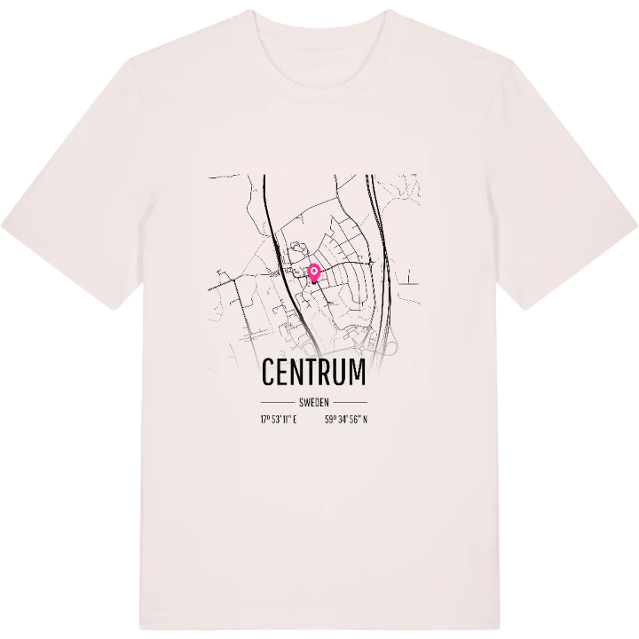 Centrum karta t-shirt – t-shirt från PinShirt