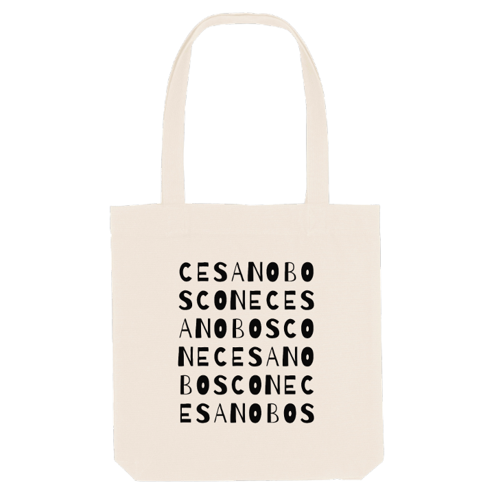 Cesano Boscone ordlek tygkasse – tygkasse från PinShirt