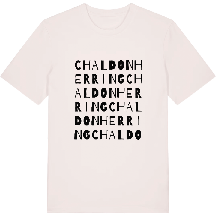 Chaldon Herring ordlek t-shirt – t-shirt från PinShirt