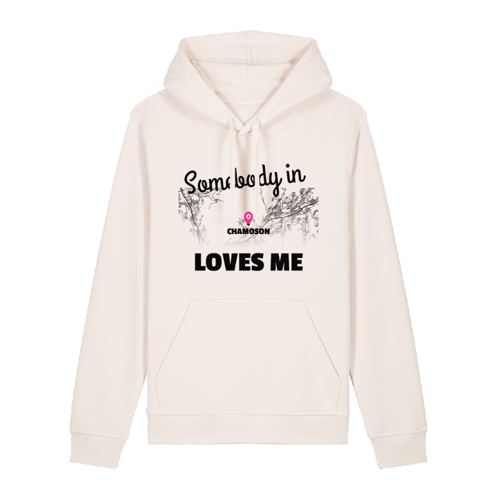 Någon i Chamoson älskar mig hoodie – hoodie från PinShirt
