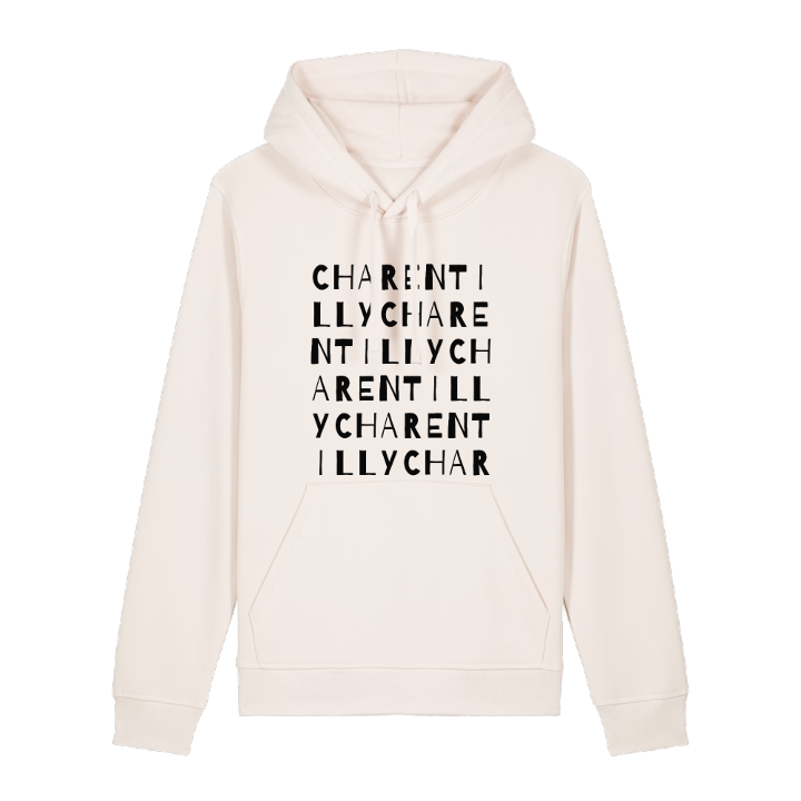 Charentilly ordlek hoodie – hoodie från PinShirt
