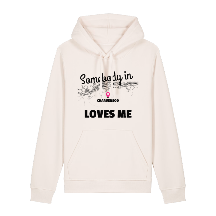 Någon i Charvensod älskar mig hoodie – hoodie från PinShirt