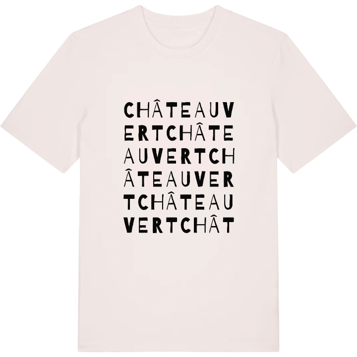 Châteauvert ordlek t-shirt – t-shirt från PinShirt