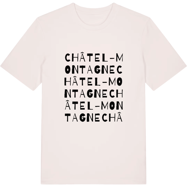 Châtel-Montagne ordlek t-shirt – t-shirt från PinShirt