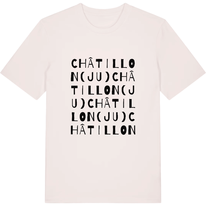 Châtillon (JU) ordlek t-shirt – t-shirt från PinShirt