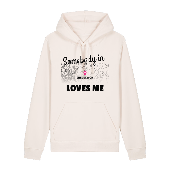 Någon i Cheddleton älskar mig hoodie – hoodie från PinShirt