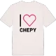 Jag älskar Chepy t-shirt stort tryck