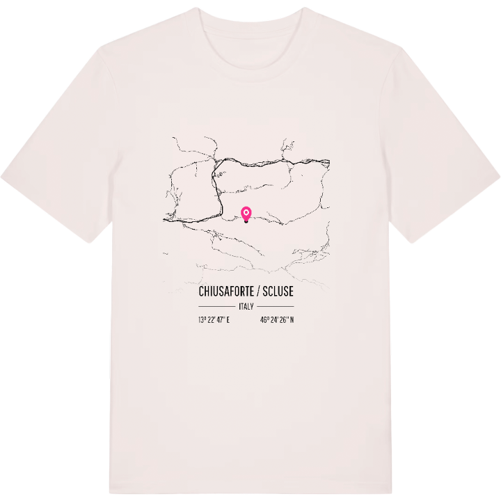 Chiusaforte / Scluse karta t-shirt – t-shirt från PinShirt