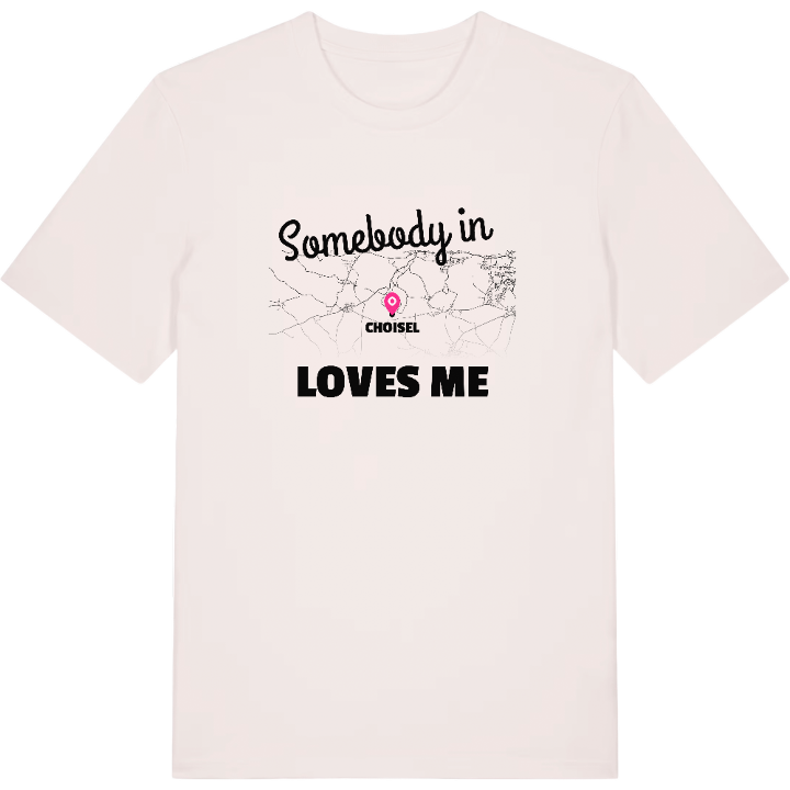 Någon i Choisel älskar mig t-shirt – t-shirt från PinShirt