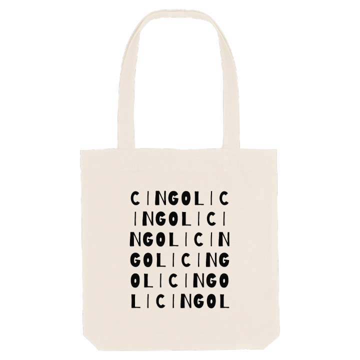 Cingoli ordlek tygkasse – tygkasse från PinShirt