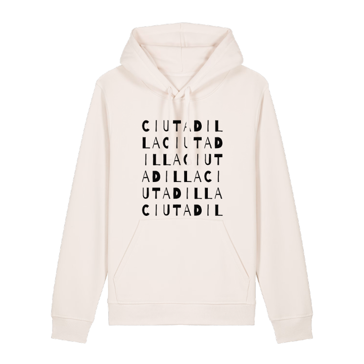Ciutadilla ordlek hoodie – hoodie från PinShirt