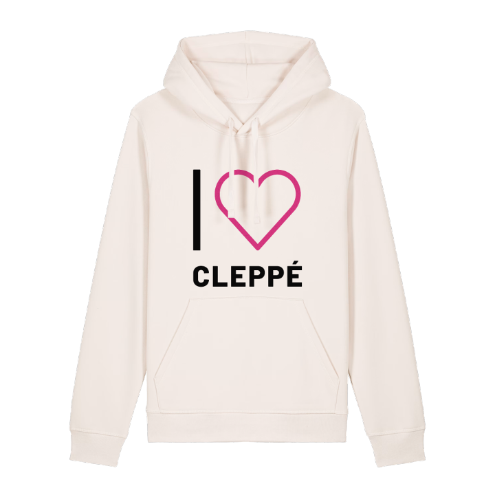 Jag älskar Cleppé hoodie stort tryck – hoodie från PinShirt