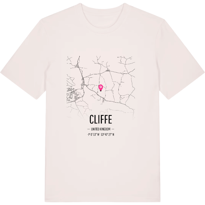 Cliffe karta t-shirt – t-shirt från PinShirt