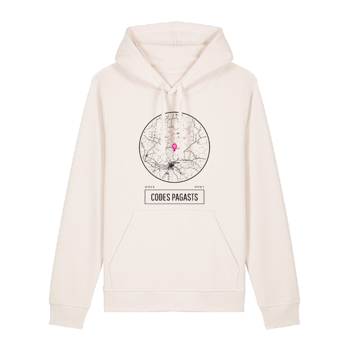 Codes pagasts hoodie – hoodie från PinShirt