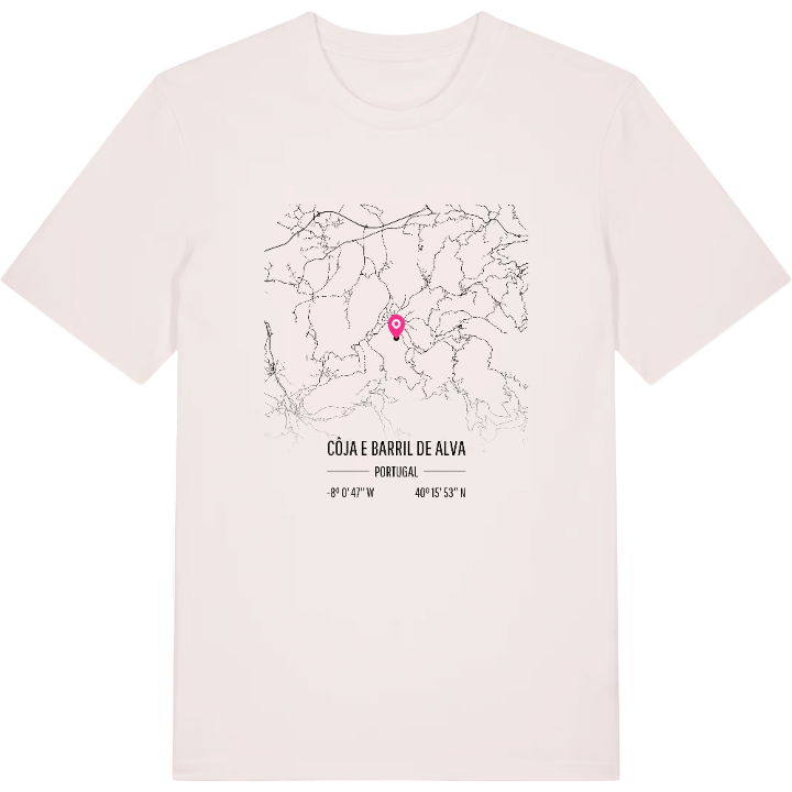 Côja e Barril de Alva karta t-shirt – t-shirt från PinShirt