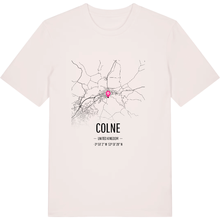 Colne karta t-shirt – t-shirt från PinShirt