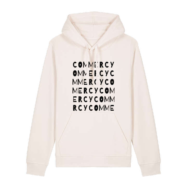 Commercy ordlek hoodie – hoodie från PinShirt