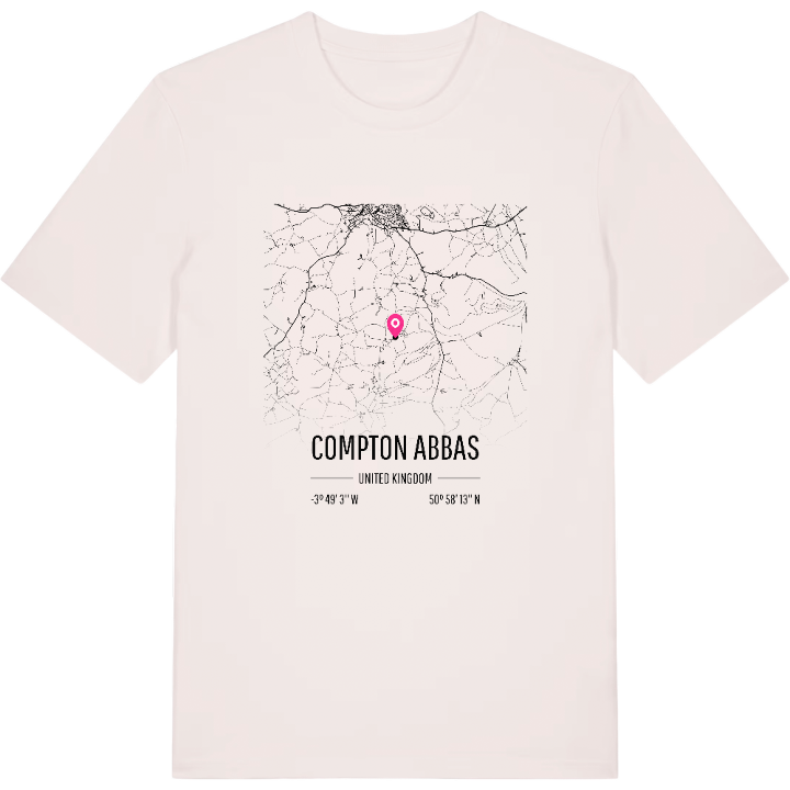 Compton Abbas karta t-shirt – t-shirt från PinShirt