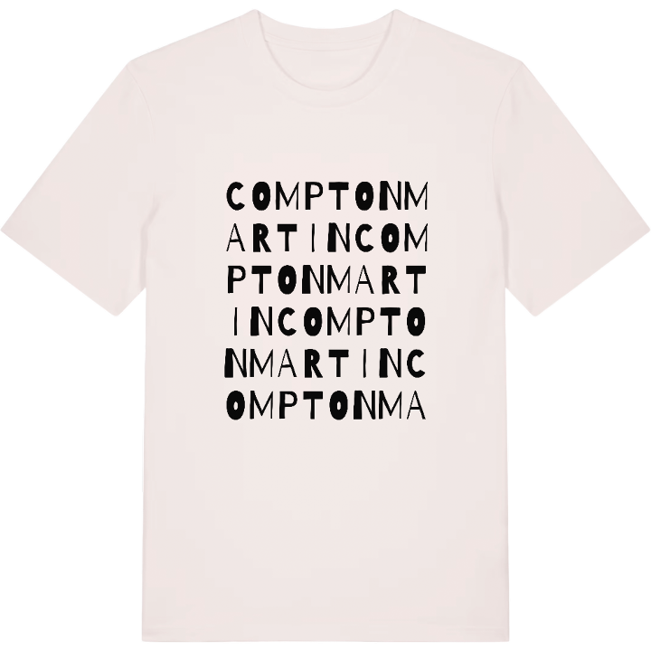 Compton Martin ordlek t-shirt – t-shirt från PinShirt