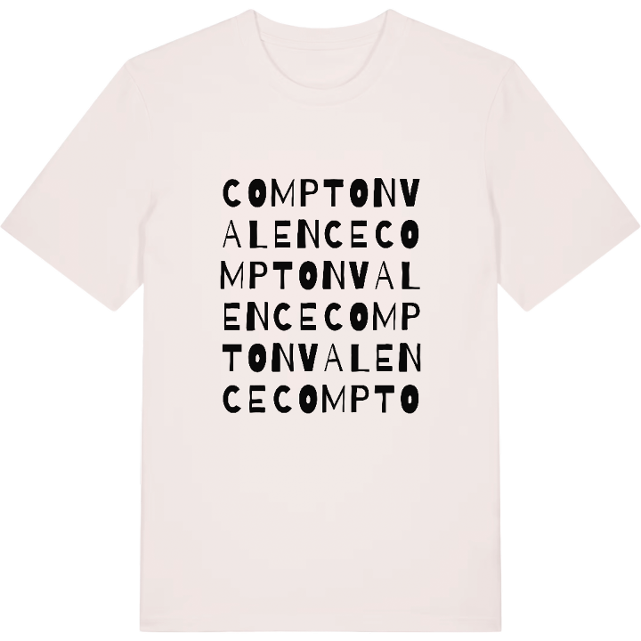 Compton Valence ordlek t-shirt – t-shirt från PinShirt