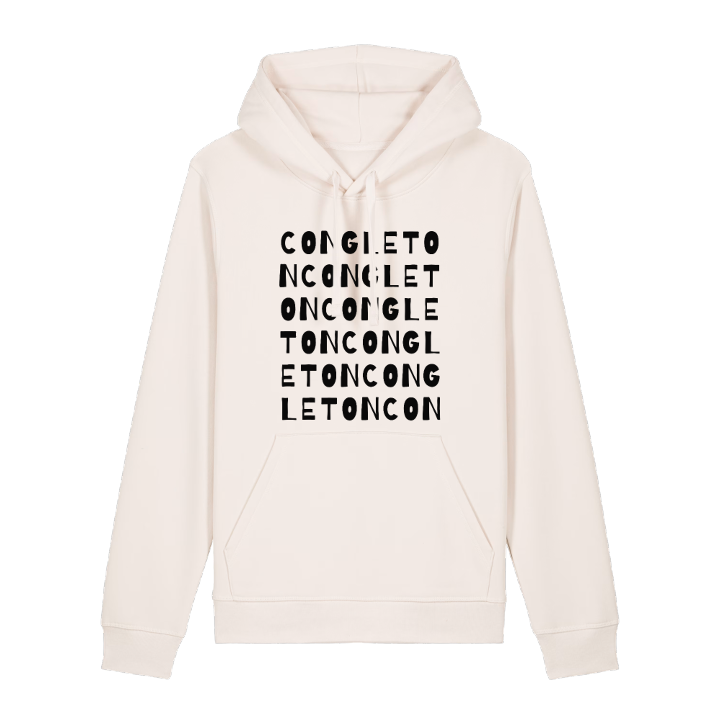 Congleton ordlek hoodie – hoodie från PinShirt