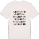 Contamina ordlek t-shirt