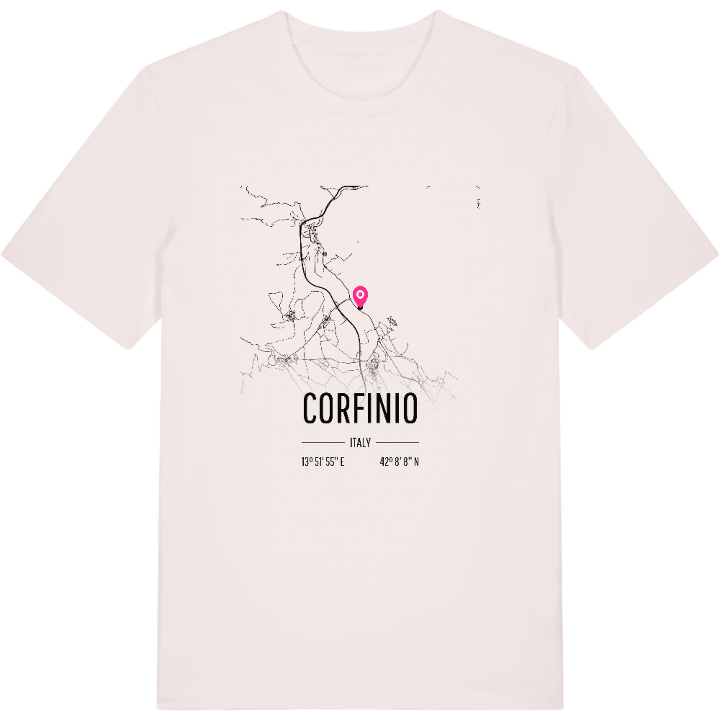 Corfinio karta t-shirt – t-shirt från PinShirt