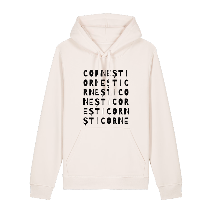 Cornești ordlek hoodie – hoodie från PinShirt