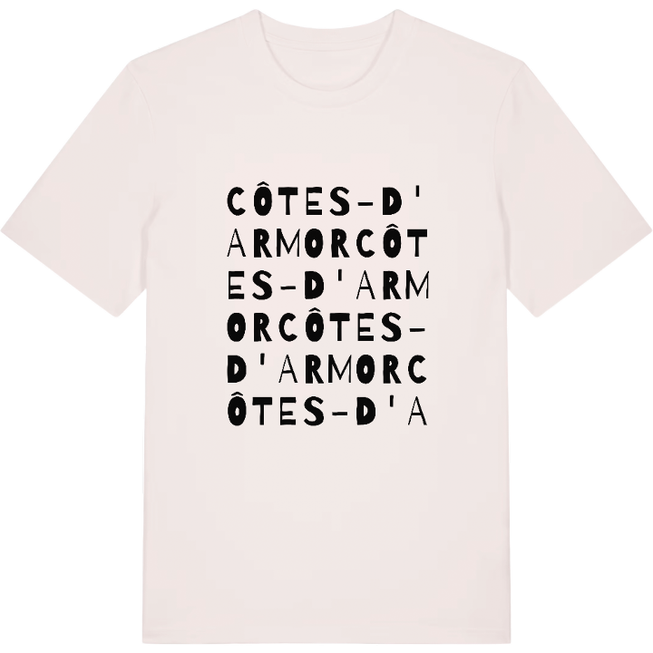 Côtes-d'Armor ordlek t-shirt – t-shirt från PinShirt