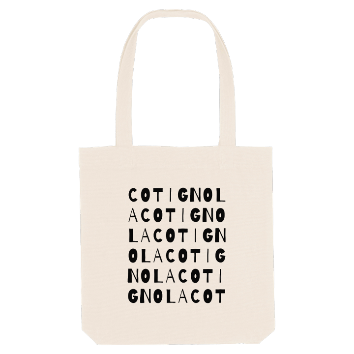 Cotignola ordlek tygkasse – tygkasse från PinShirt
