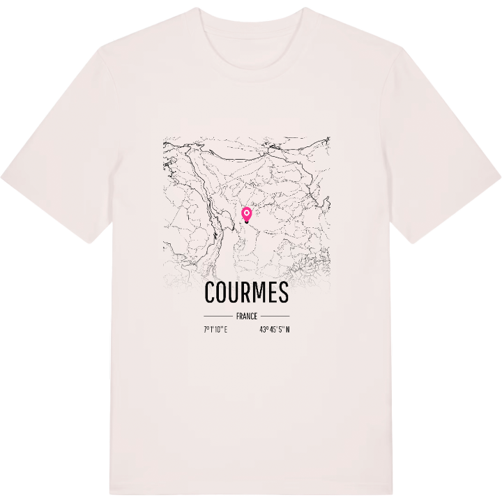 Courmes karta t-shirt – t-shirt från PinShirt
