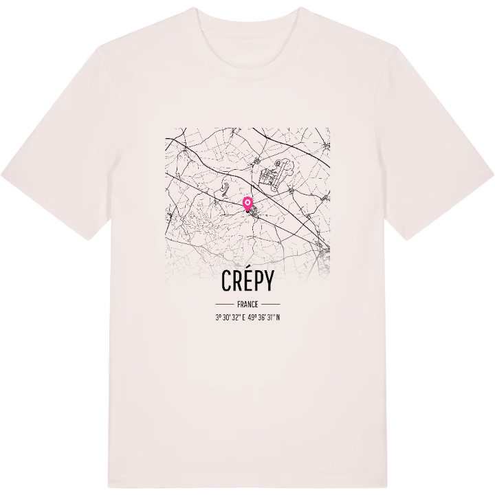 Crépy karta t-shirt – t-shirt från PinShirt