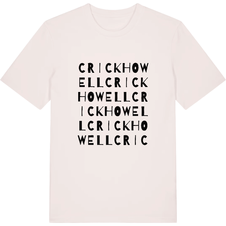 Crickhowell ordlek t-shirt – t-shirt från PinShirt
