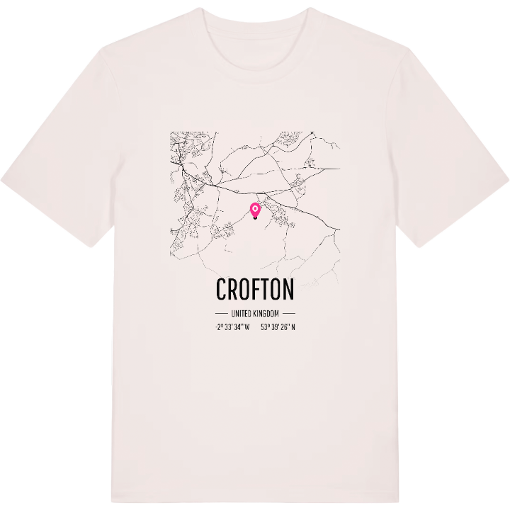 Crofton karta t-shirt – t-shirt från PinShirt