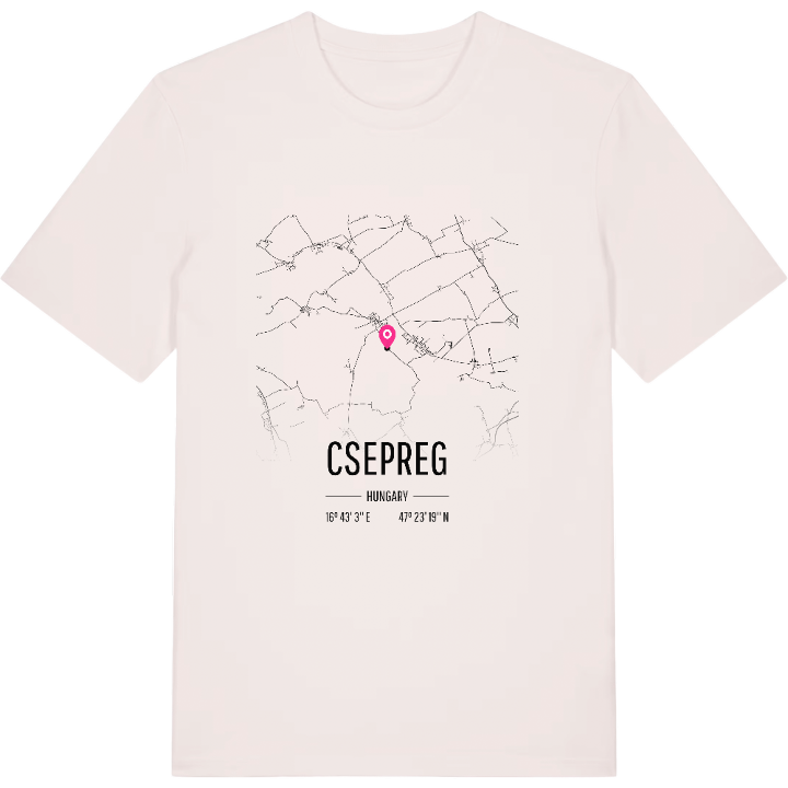 Csepreg karta t-shirt – t-shirt från PinShirt