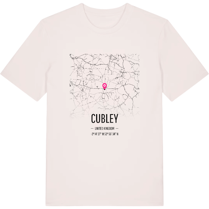 Cubley karta t-shirt – t-shirt från PinShirt