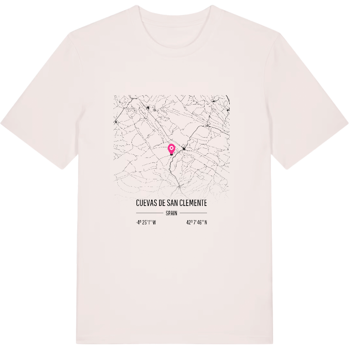 Cuevas de San Clemente karta t-shirt – t-shirt från PinShirt