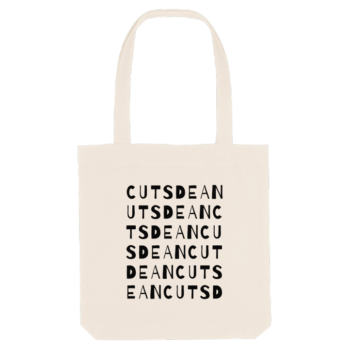 Cutsdean ordlek tygkasse – tygkasse från PinShirt