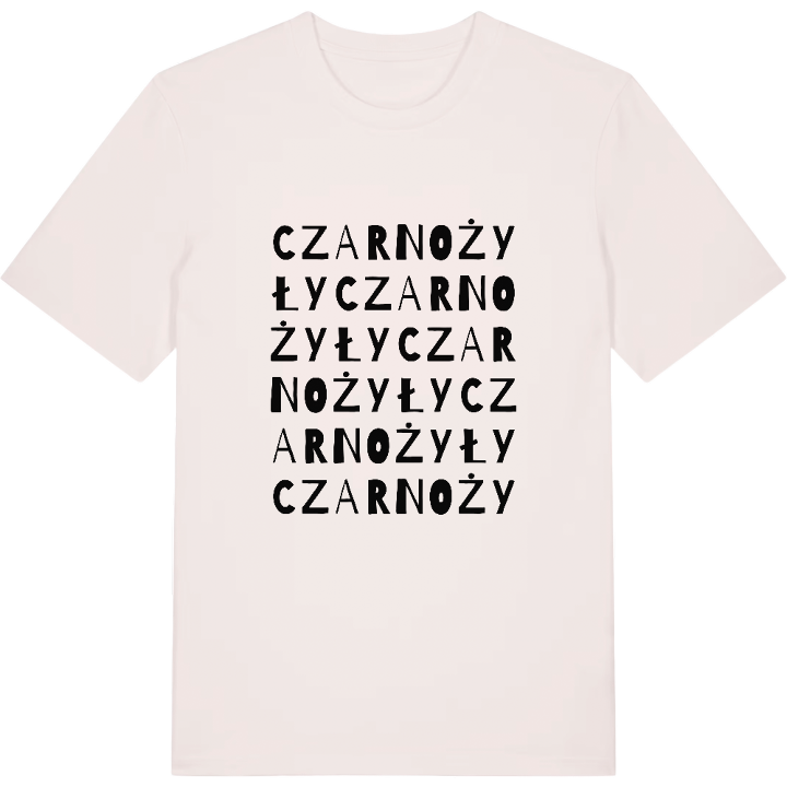 Czarnożyły ordlek t-shirt – t-shirt från PinShirt