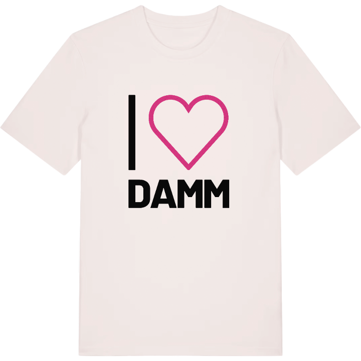 Jag älskar Damm t-shirt stort tryck – t-shirt från PinShirt