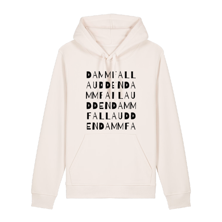 Dammfallaudden ordlek hoodie – hoodie från PinShirt