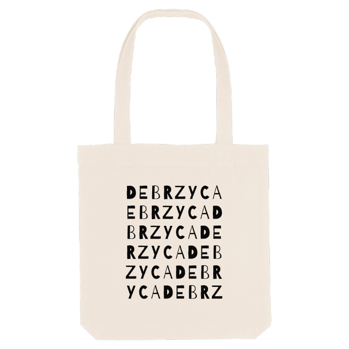 Debrzyca ordlek tygkasse – tygkasse från PinShirt
