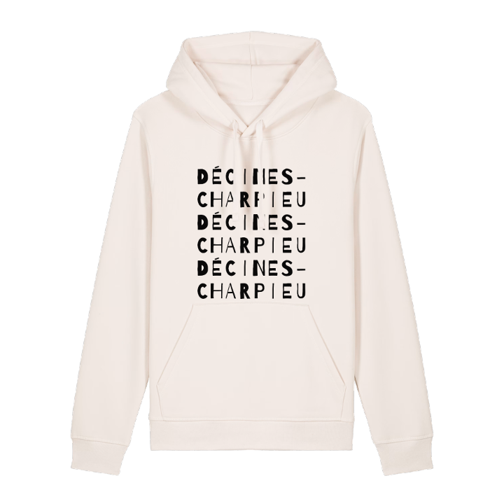 Décines-Charpieu ordlek hoodie – hoodie från PinShirt