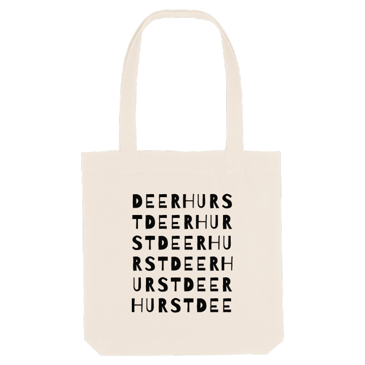 Deerhurst ordlek tygkasse – tygkasse från PinShirt