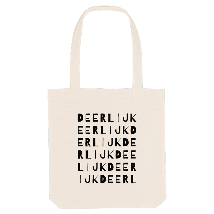 Deerlijk ordlek tygkasse – tygkasse från PinShirt