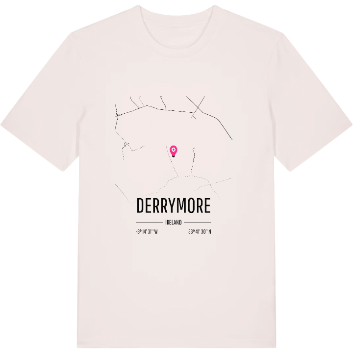 Derrymore karta t-shirt – t-shirt från PinShirt