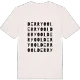 Derryool ordlek t-shirt