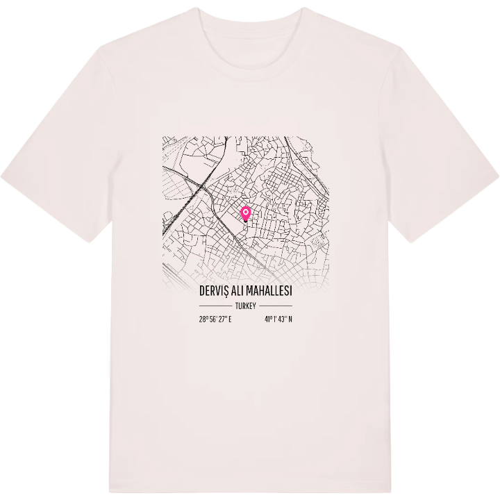 Derviş Ali Mahallesi karta t-shirt – t-shirt från PinShirt